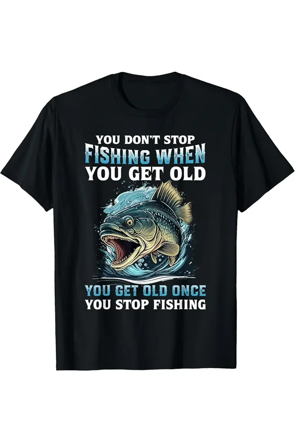 Funny Bass Fishing Quote Graphic Gift for Fisherman Dad Men Short Sleeve Novelty T-Shirt