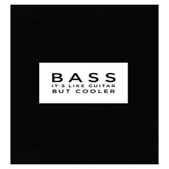 Funny Bass Guitar Poster - 13x19 - Wall Decor for Music Lovers Gift