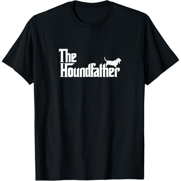 Funny Basset Hound Father Dog Shirt The Houndfather T-shirt T-Shirt