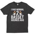 thumbnail image 1 of Funny Basset Hound Gifts For Mom Dad Dog Lover Owner Cute Gift 5 T-Shirt Unisex S-5XL Hot Trending Shirt, Vintage Birthday Gift, 1 of 3