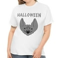 thumbnail image 1 of Funny Bat Halloween Shirt Women Plus Size Bat Tees for Women Halloween Costumes for Plus Size Women, 1 of 8
