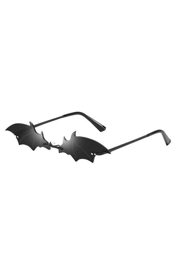 Funny Bat Shape Retro Sunglasses Glasses Eyewear Shades Vintage Irregular Unisex