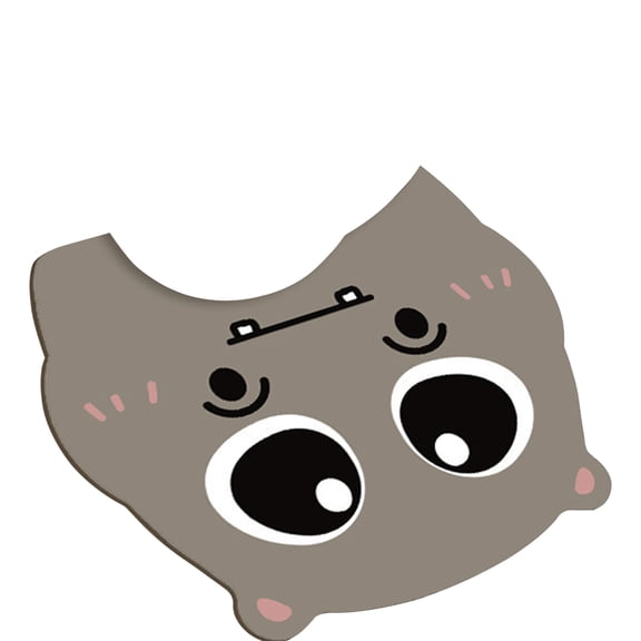 Funny Bathroom Floor Mat 3-Piece Set, Diatom Mud Shaped Bath Mat for Toilet and Washstand, Super Absorbent Non-Slip Bathroom Rugs for Shower and Tub, Fast Drying Foot Mat Set for Bathroom