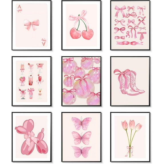 Funny Bathroom Highland Cow Wall Art Set of 3, Brown Cute Cow Animal Canvas Posters Prints Wall Decor, Vintage Rustic Farmhouse Home Painting Pictures for Kids Room Restroom