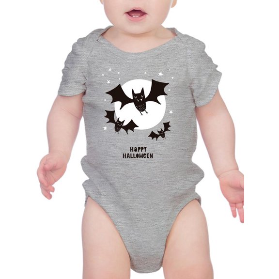 Funny Bats And Moon Bodysuit Infant -Image by Shutterstock,  18 Months