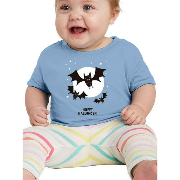 Funny Bats And Moon T-Shirt Infant -Image by Shutterstock, 18 Months