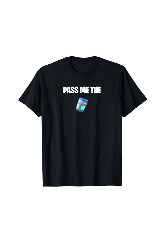 Funny Battle Royale Graphic T-Shirt for Gamers - Pass Me The Chug Jug Design