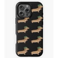 thumbnail image 1 of Funny Bavarian Dachshund Pattern Phone Case for iPhone 16 15 14 13 12 11 Pro Max, 1 of 2