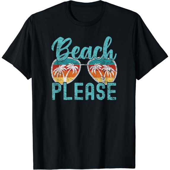 Funny Beach Please Summer Vacay Vibes Beach Vacation T-Shirt Unisex S-5XL Hot Trending Shirt, Vintage Birthday Gift