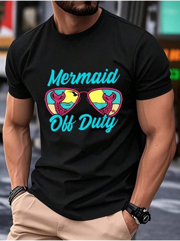 Funny Beach Vacations Spring Break Summer T-Shirt Graphic Tee For Man