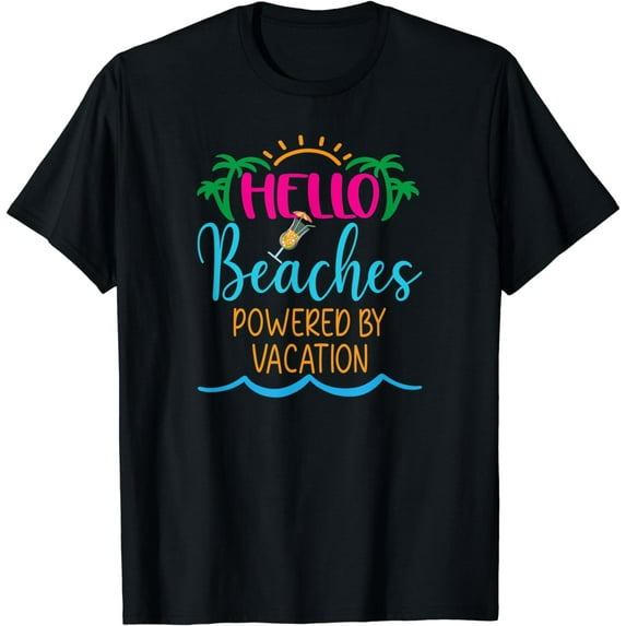Funny Beaches Summer Cocktail Drink T-Shirt