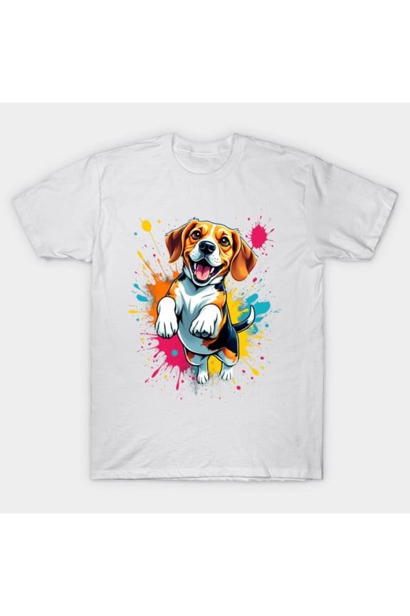 Funny Beagle Dog For Beagle Lovers Cute Hound Puppy Portrait Unisex T-Shirt, for men & women, up to size 5XL