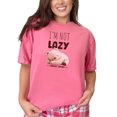 thumbnail image 1 of Funny Bear T-Shirt, I'm Not Lazy Tee, Energy Saving Mode Shirt, Cute Animal Print, Unisex Graphic Tee, Casual Wear, Gift Idea, Comfy, Crunchberry Comfort Colors T-Shirt, Large, 1 of 1