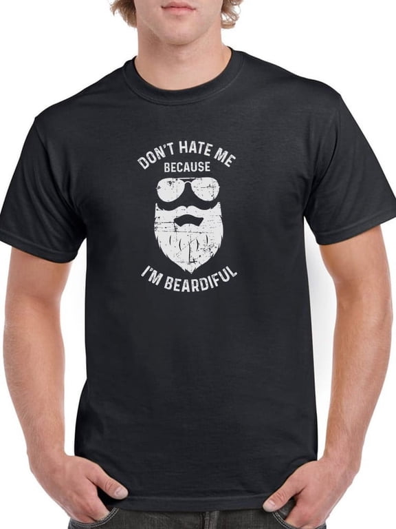 Funny Beard Quote T-Shirt Men -Smartprints Designs, Male x-Large