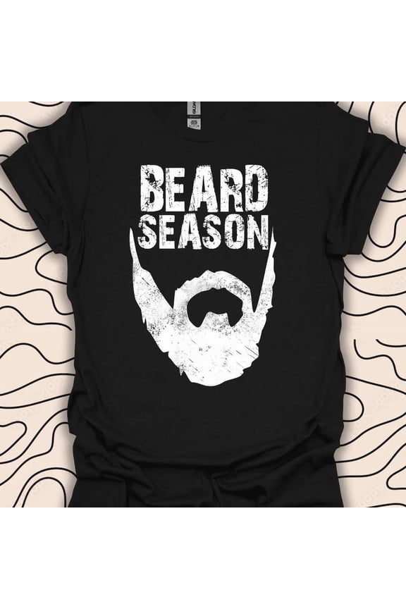 Funny Beard Season Shirt Facial Hair Gift Movember Humor Graphic Tee,for men and women up to 5XL