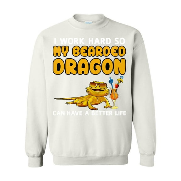 Funny Bearded Dragon Lizard Reptile Pet Lover Owner Sweatshirt