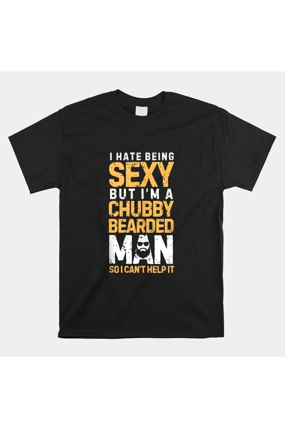 Funny Bearded Man Beard Humor Retro Vintage Aesthetic Art Unisex T-Shirt, up to size 5XL