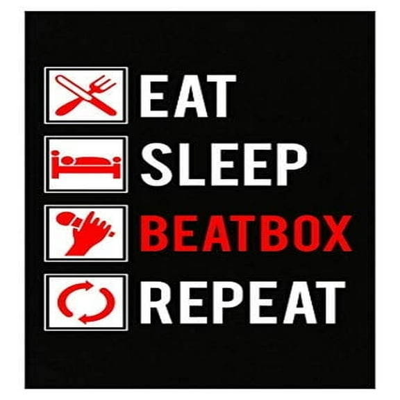 Funny Beatboxing Poster - Wall Decor for Music Lovers Gift