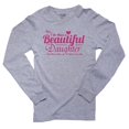 thumbnail image 1 of Funny Beautiful Daughter and Protective Father Men's Long Sleeve Grey T-Shirt, 1 of 2