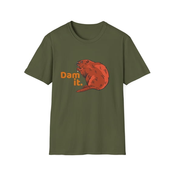 Funny Beaver Animal Lover Novelty Graphic T-Shirt