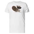 thumbnail image 1 of Funny Beaver Sunglasses Tee Men's -Image by Shutterstock, 1 of 2