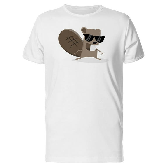 Funny Beaver Sunglasses Tee Men's -Image by Shutterstock