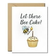 thumbnail image 1 of Funny Bee Birthday Card - Let There Bee Cake, Cute Pun Greeting Card for Bee Lovers, Blank Inside, Humorous Birthday Card for Friends & Family, 1 of 3