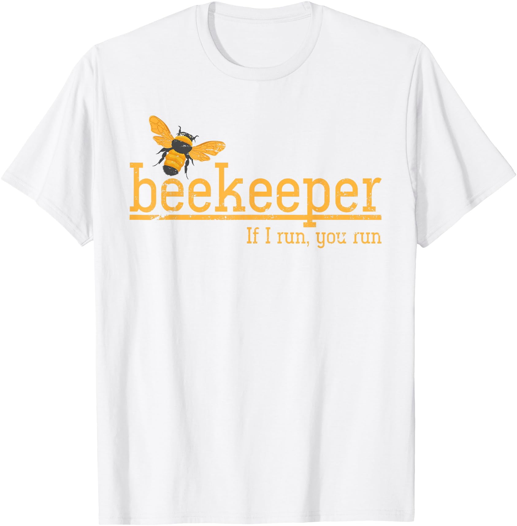 Beekeeper Gift T-Shirt - 'I'm A (bee) Keeper' Unisex Design, 100% Cotton, Multiple Sizes - View #4
