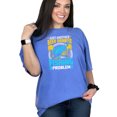 thumbnail image 1 of Funny Beer Drinker Fishing Lover, Flo Blue Comfort Colors T-Shirt, Small, 1 of 3