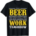 thumbnail image 1 of Funny Beer Lover Drinking Alcohol Drinker Gift For Men Women T-Shirt, 1 of 4