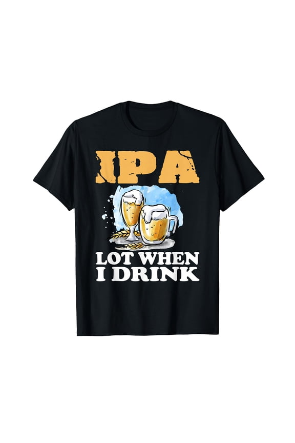 Funny Beer Mugs Graphic T-Shirt for IPA Lovers - Perfect Gift for Beer Enthusiasts