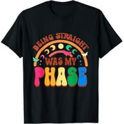 Funny Being Straight Was My Phase Pansexual Pride Month T-Shirt