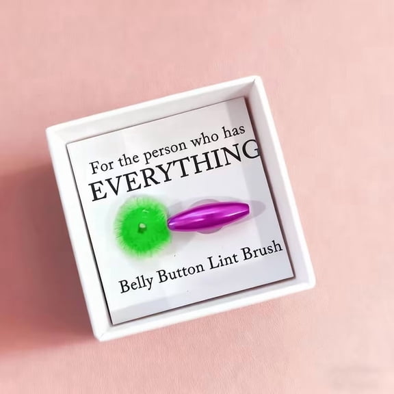 Funny Belly Button Brush - Soft-Bristled Personal Hygiene Tool for All Ages - Portable Cleaning Brush in 4 Fun Colors