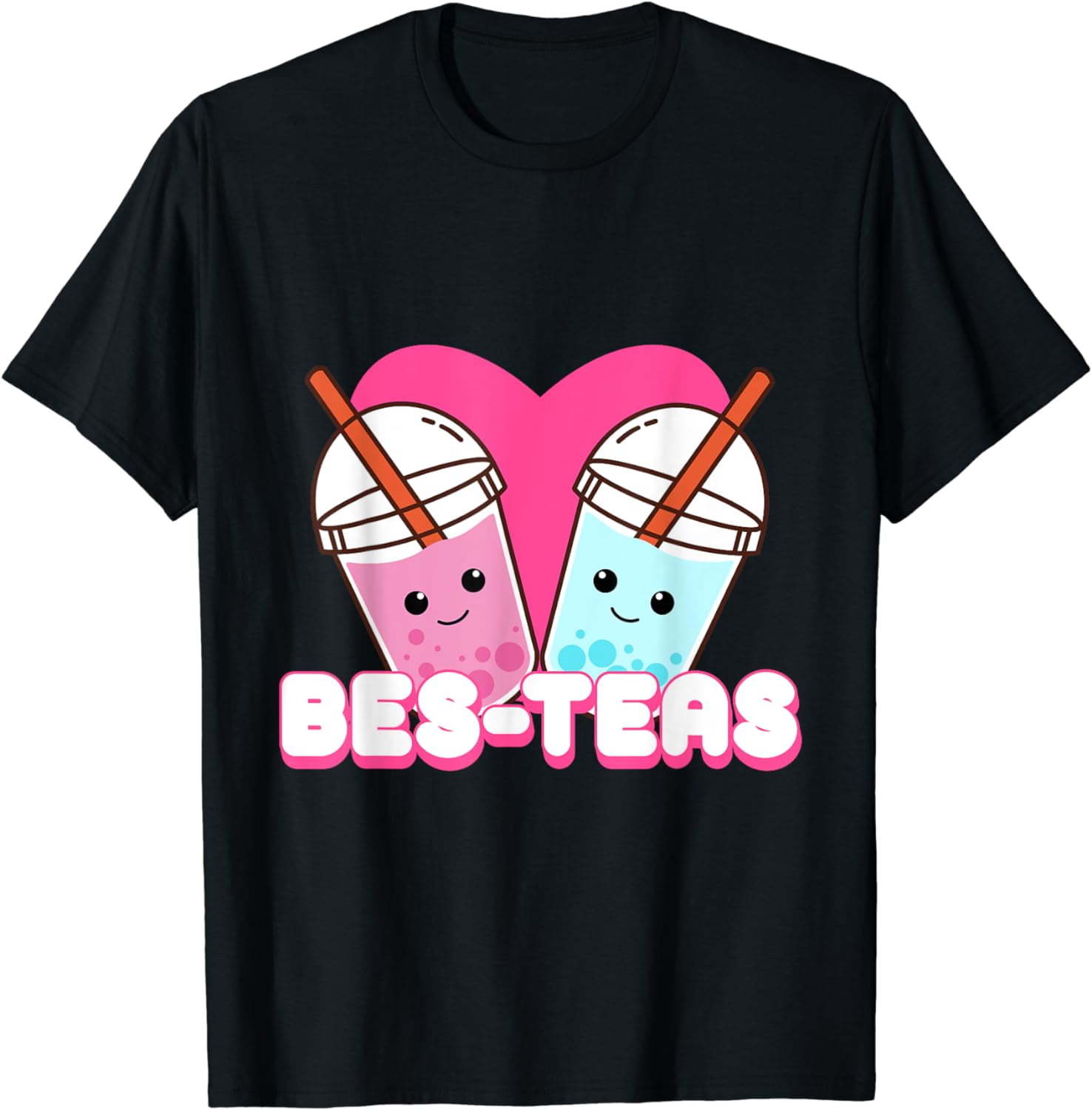 Funny Bes-teas Bubble Tea | Pun Bes-Teas Cute T T-Shirt - Walmart.com