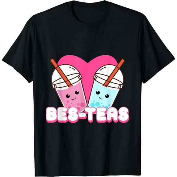 Funny Bes-teas Bubble Tea | Pun Bes-Teas Cute T T-Shirt