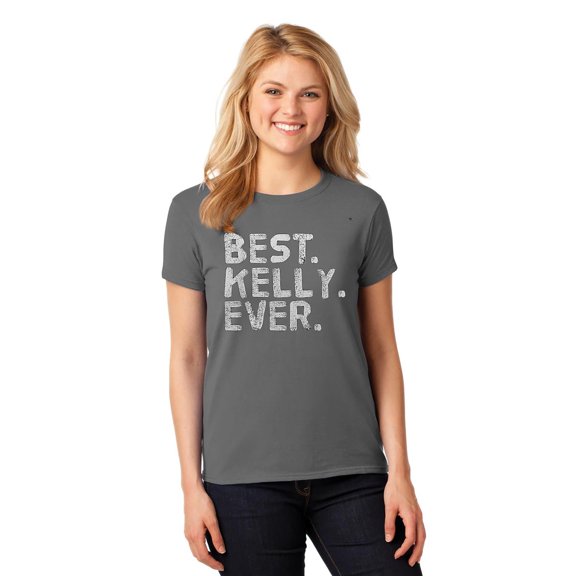 Funny Best Kelly Ever Father's Day Idea Personalized Name Humor T-Shirt Unisex, up to 5XL