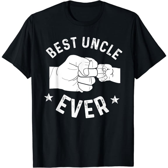 Funny Best Uncle Ever Fist-bump T-Shirt mens t shirt,black,women,funny,misfits,men,journey,t-shirt