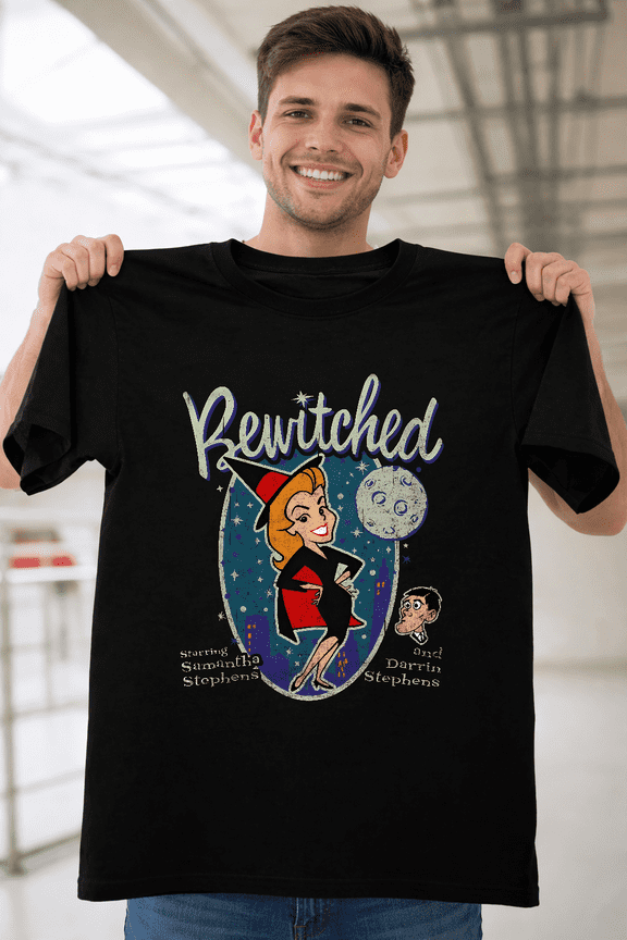 Funny Bewitched Darrin Vintage Worn TV Show Retro Vintage Unisex T-Shirt V12750, for men & women, up to size 5XL