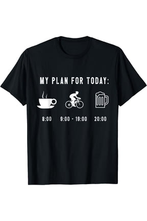 Funny Bicycle Humor Bike Cyclist Graphic Cycling T-Shirt Black 3X-Large