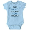 thumbnail image 1 of Funny Big Arms 2A Body Builder Pun Bodysuit Jumper Boys Infant Baby Brisco Brands 12M, 1 of 6