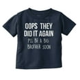 thumbnail image 1 of Funny Big Brother Baby Announcement Youth T Shirt Tee Boys Infant Toddler Brisco Brands 6M, 1 of 5