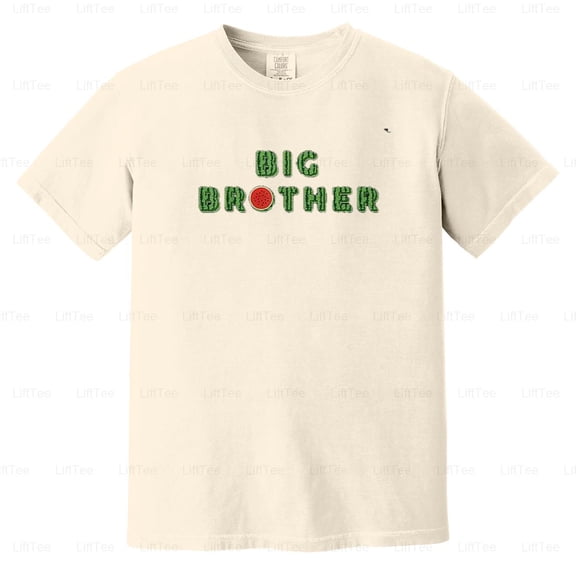 Funny Big Brother Watermelon Summer Melon Fruit Cool Family Matching Sibling Comfort Color T-Shirt Unisex, up to 4XL