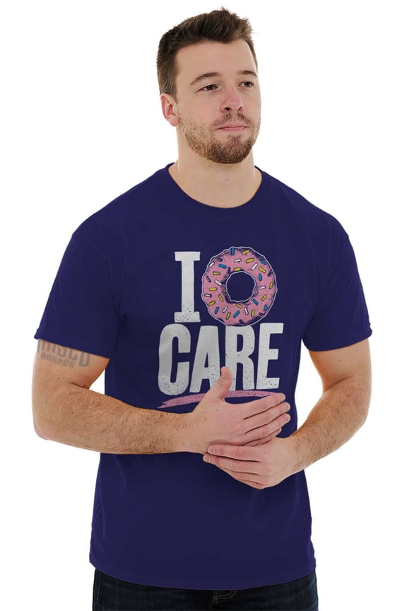 Funny Big Donut Pink Frosting Pun Plus Size Crewneck Graphic Tee Shirt Brisco Brands 3X