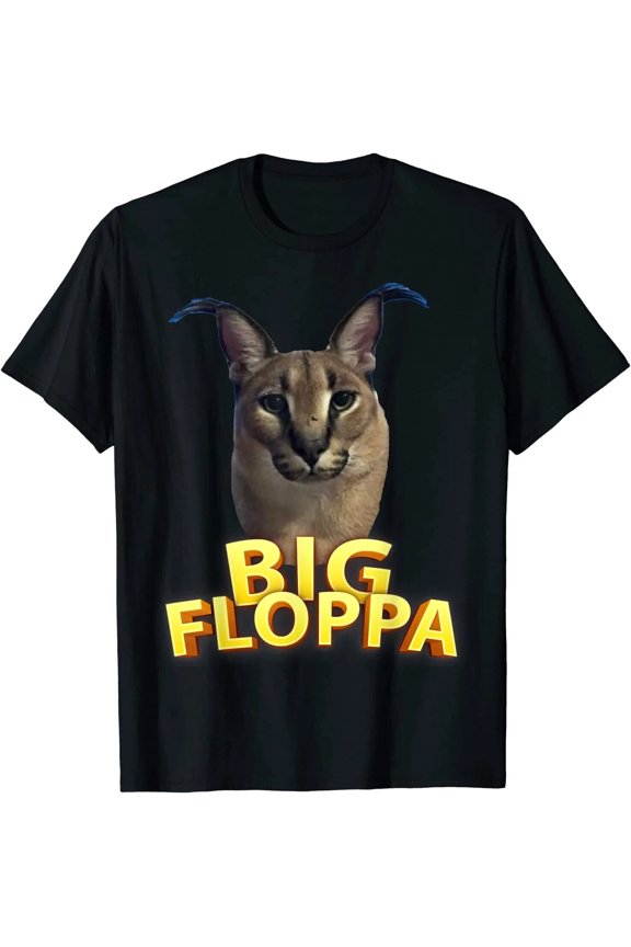 Funny Big Floppa Meme Cat Premium Gift S-5XL