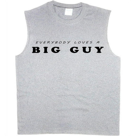 Funny Big Guy Men's Plus Size T-shirt Graphic Tee
