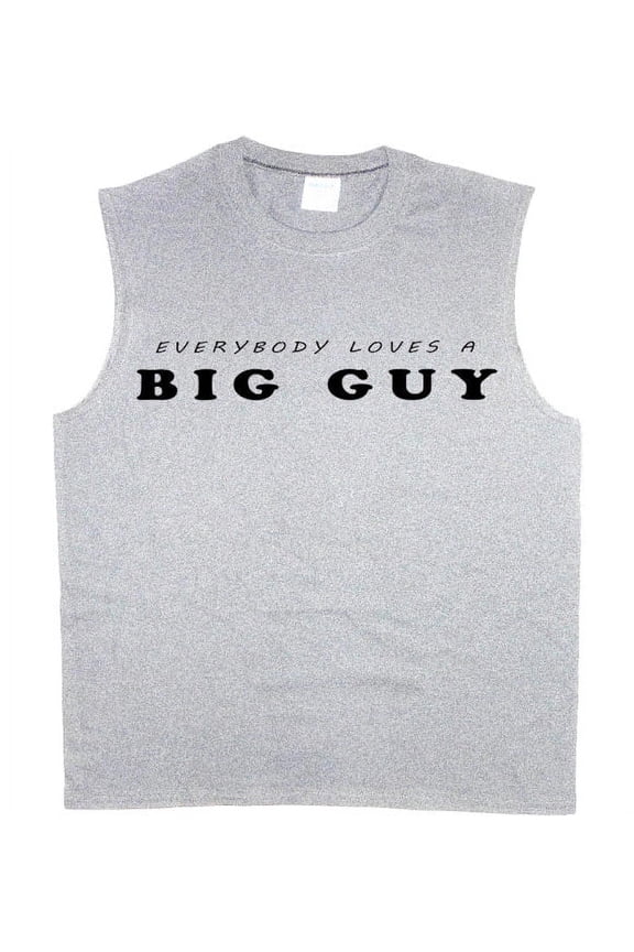 Funny Big Guy Men's Plus Size T-shirt Graphic Tee
