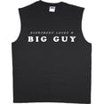 thumbnail image 1 of Funny Big Guy Men's Plus Size T-shirt Muscle Tee, 1 of 1