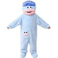 thumbnail image 1 of Funny Big‑Mouth Monster Adult Onesie Pajamas, Coral Fleece One‑Piece Cartoon Cosplay Costume Loungewear Party, 1 of 5