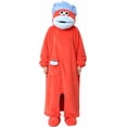 thumbnail image 1 of Funny Big‑Mouth Monster Adult Onesie Pajamas, Coral Fleece One‑Piece Cartoon Cosplay Costume Loungewear Party, 1 of 7