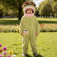thumbnail image 1 of Funny Big Mouth Monster Matching Family Pajamas, Silly Puppet Cosplay Costume, Plush Hooded Jumpsuit Sleepwear, Ugly Pajama Party Outfits(Without Shoes and Comb), 1 of 7